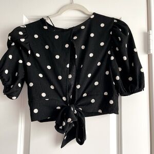 Polka dot top